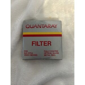 Quantaray Filter For Steel Video Movies. 52 mm Coated Optical Glass Middle Ring.